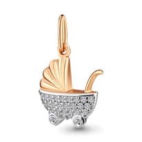 Подвеска, золото, артикул LV21265А