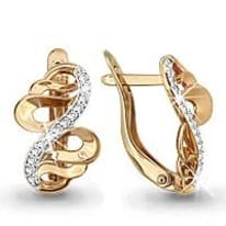 Серьги, артикул LV41176А, золото