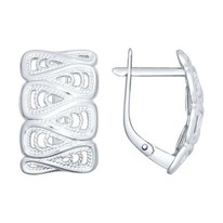 Серьги из серебра
