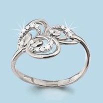 Кольцо из серебра, артикул LV62201А
