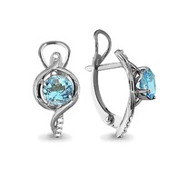 Серьги, серебро, артикул LV4405305А