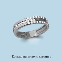 Кольцо, артикул LV67506А, серебро