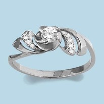 Кольцо из серебра, артикул LV66052А
