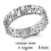 Кольцо из серебра, артикул LV61562А