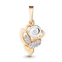Подвеска, золото, артикул LV24080А