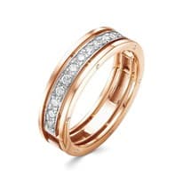 Кольцо помолвочное из красного золота с бриллиантом V70641514600_PM