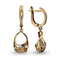 Серьги, артикул LV31702, золото