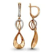 Серьги, золото, артикул LV41930А