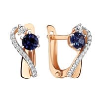Серьги, золото, артикул LV45703Б