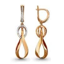 Серьги из золота, артикул LV41929А