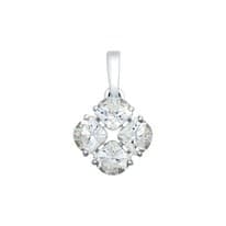 Подвеска из серебра со Swarovski Zirconia