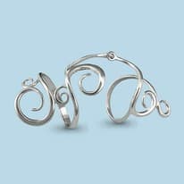 Кольцо из серебра, артикул LV54183