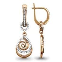 Серьги, золото, артикул LV41517А