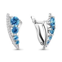 Серьги, артикул LV4403205А, серебро