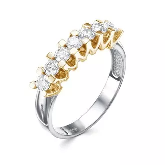 Кольцо V18432530000 из белого золота с бриллиантом