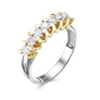 Кольцо из белого золота с бриллиантом V18432530000