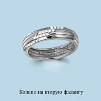 Кольцо из серебра, артикул LV67500А