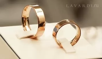 Обручальное кольцо прямое 4 мм